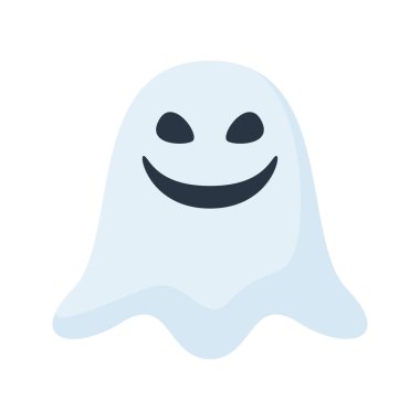 Note sticker with Ghost, vector