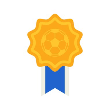 Beyaz arka plan üzerinde izole madalya