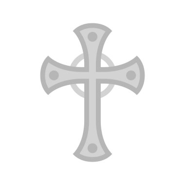 Christian Cross isolated on white background