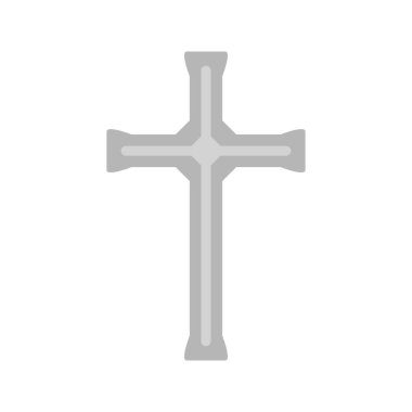 Christian Cross isolated on white background