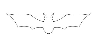 Coloring page with Bat for kids