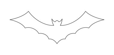 Coloring page with Bat for kids