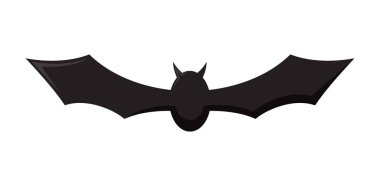 Beyaz arka plan üzerinde izole bat