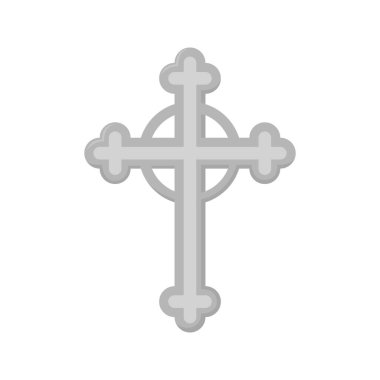 Christian Cross isolated on white background