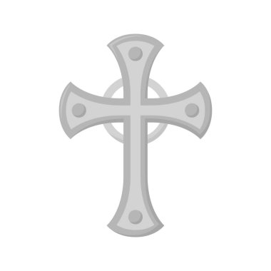 Christian Cross isolated on white background