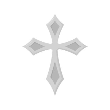 Christian Cross isolated on white background