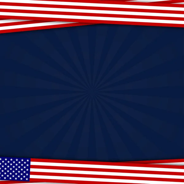 American Flag Background Any Event — 스톡 벡터