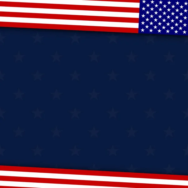 American Flag Background Any Event — Stockový vektor