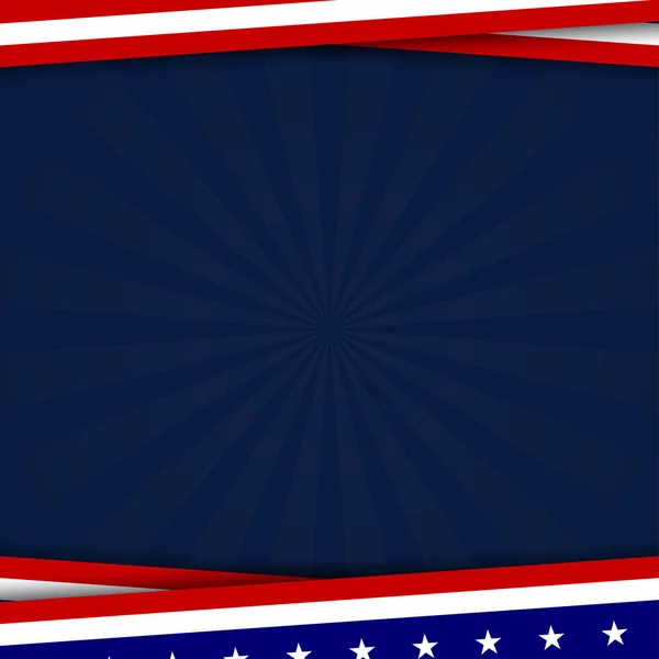 American Flag Background Any Event — Image vectorielle