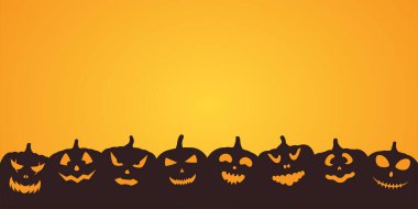 Happy Halloween night background. Vector illustration