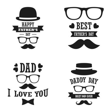 Beyaz arka planda Babalar Günü tasarımınız kutlu olsun.