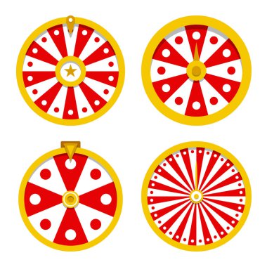 Fortune Wheel isolated on white background