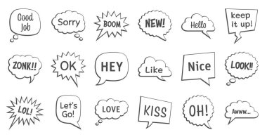 Konuşma baloncukları dizisi