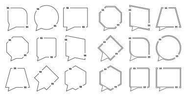 Beyaz arkaplandaki kutu çerçevesinden alıntı yap