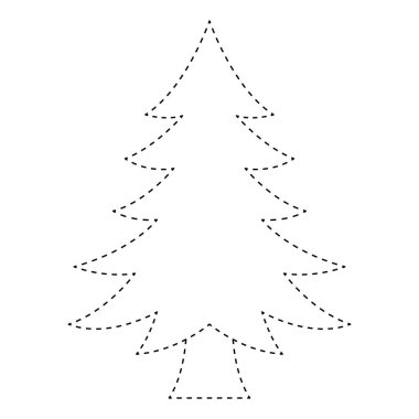 Çocuklar için Noel Ağacı izleme çizelgesi