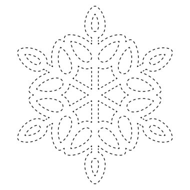 Çocuklar için kar tanesi izleme programı