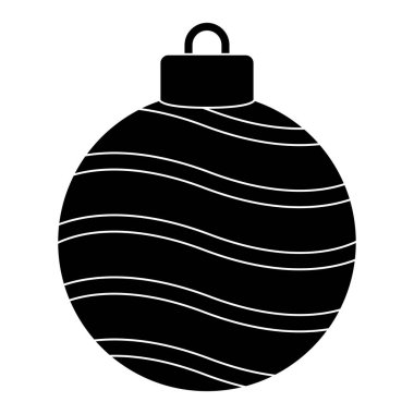 Beyaz arkaplanda izole edilmiş noel topu