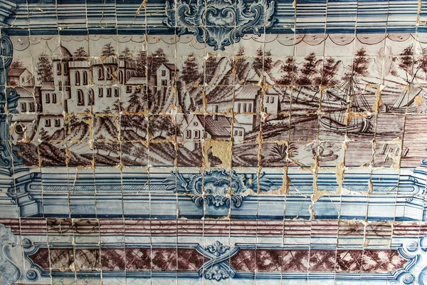 Old tiles at Coimbra — Stock Photo, Image