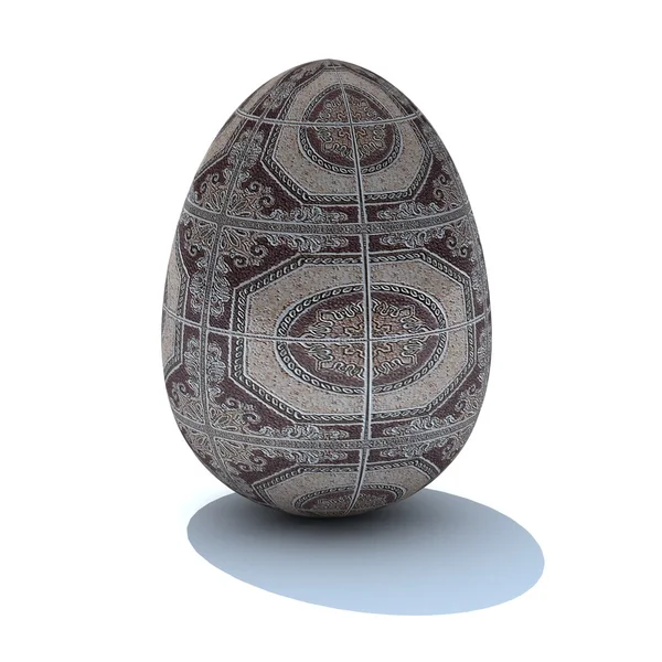 Kelet-tojás kő megkönnyebbülés — Stock Fotó