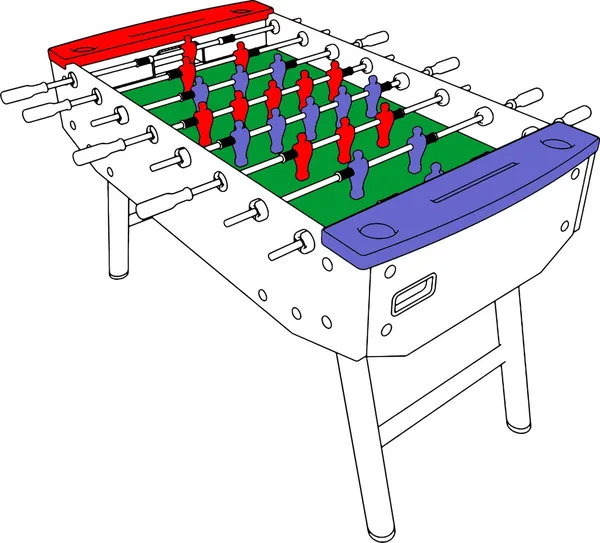 Football de table et vecteur de football — Image vectorielle