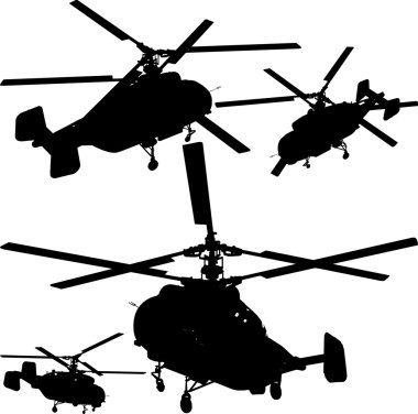 Helikopter vektör
