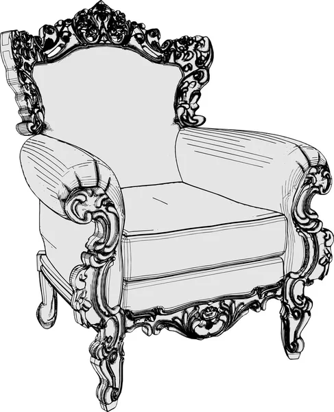 Fauteuil antique — Photo