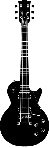 Vektor für elektrische Gitarre — Stockvektor