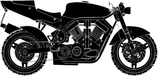 Vector de motocicleta — Vector de stock