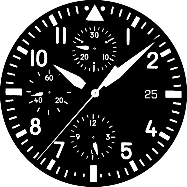 Вектор часовых часов — стоковый вектор