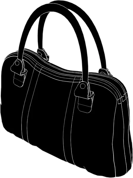 Woman's Bag Vector — Stock Vector