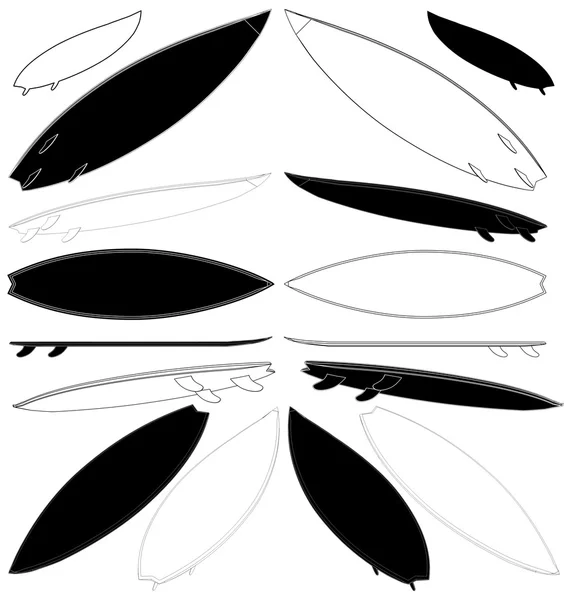 Surf Board Vector — Stockvector