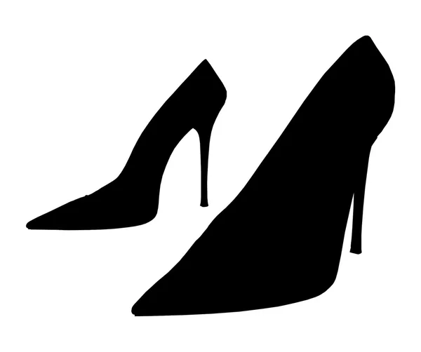 Vacker kvinna skor vektor — Stock vektor