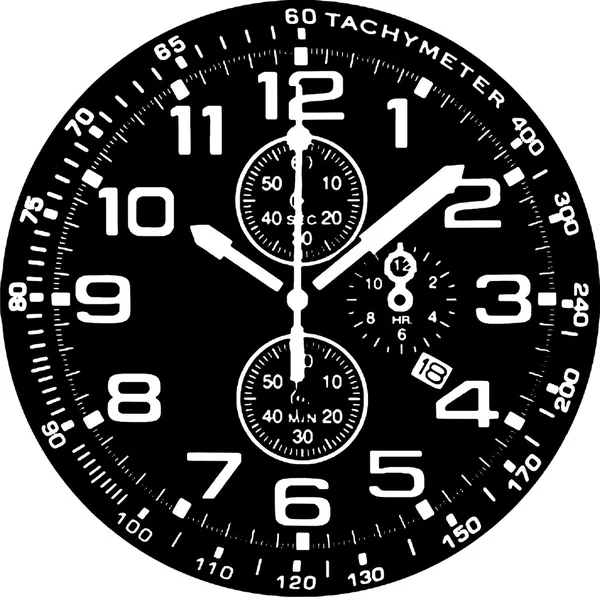 Reloj Reloj Vector — Vector de stock