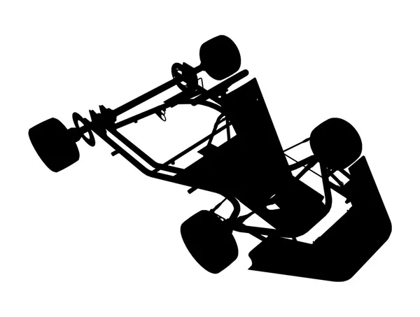 Kart-Auto-Vektor — Stockvektor