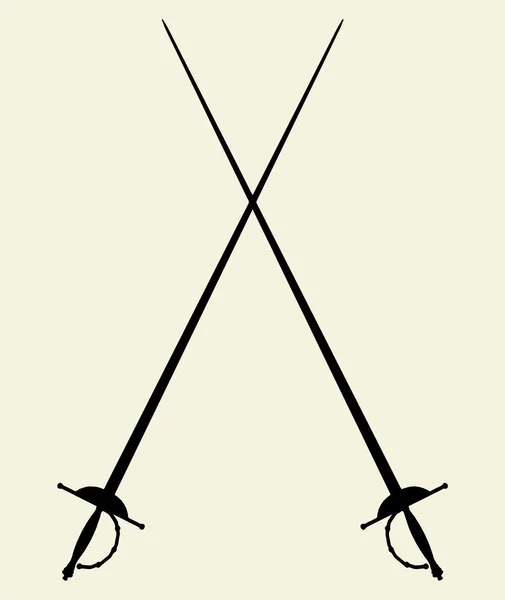 Вектор меча — стоковый вектор