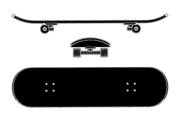 Vecteur de skateboard — Image vectorielle