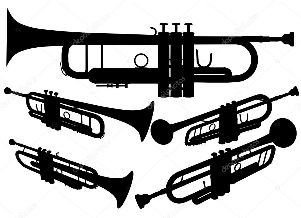 Brass Trumpet Vector
