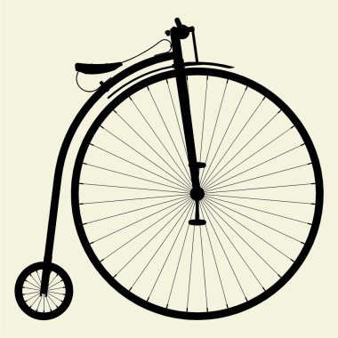 Penny-Farthing Bisiklet vektör