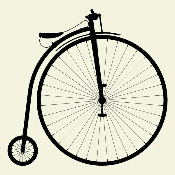 Penny-Farthing Bisiklet vektör — Stok Vektör