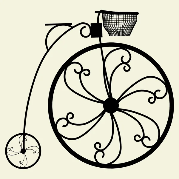 Penny-Farthing Bisiklet vektör