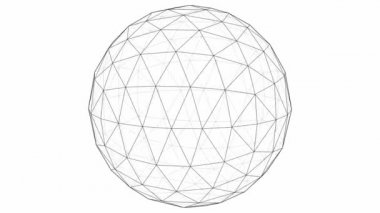 topu küre çizgi animasyon 02 OCTAHEDRON