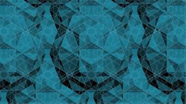 örümcek net çizgi geometrik kaleidoscope animasyon