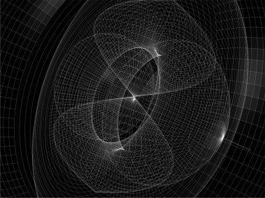 soyut tel net yapısı vektör