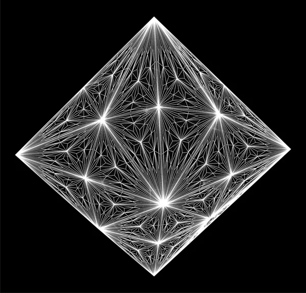 Diamond Crystal Vector — Stock Vector
