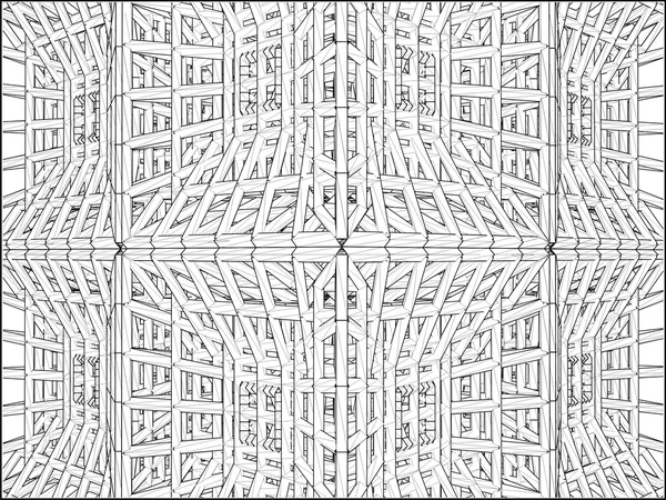 抽象建筑矢量 — 图库矢量图片