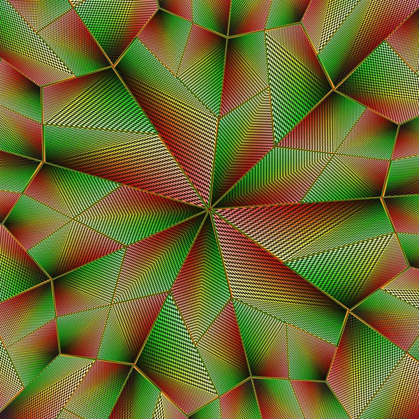 Astratto colorato a strisce strutturato di Tangram Star — Foto Stock