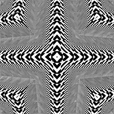 siyah-beyaz desen vektör