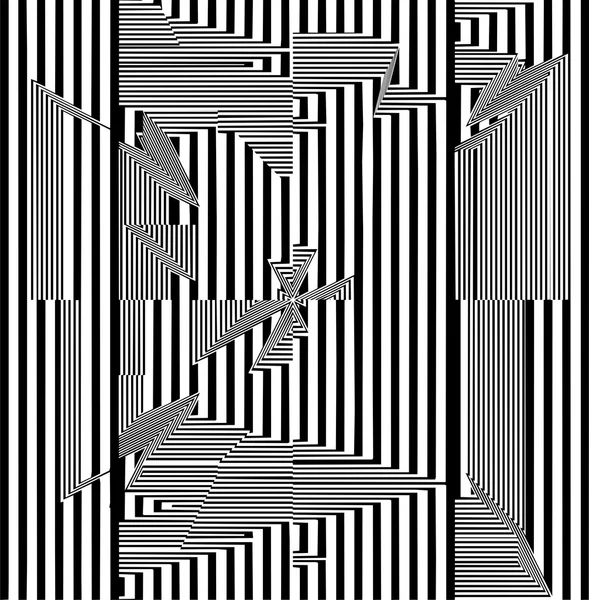 Black and White Pattern Vector — стоковый вектор