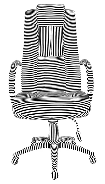 Büro Sessel Streifen Vektor — Stockvektor