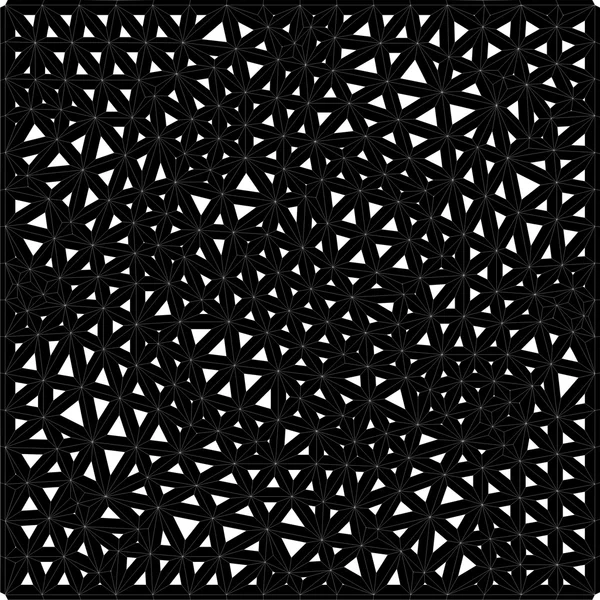 Vecteur de motif de filet de triangle noir et blanc — Image vectorielle